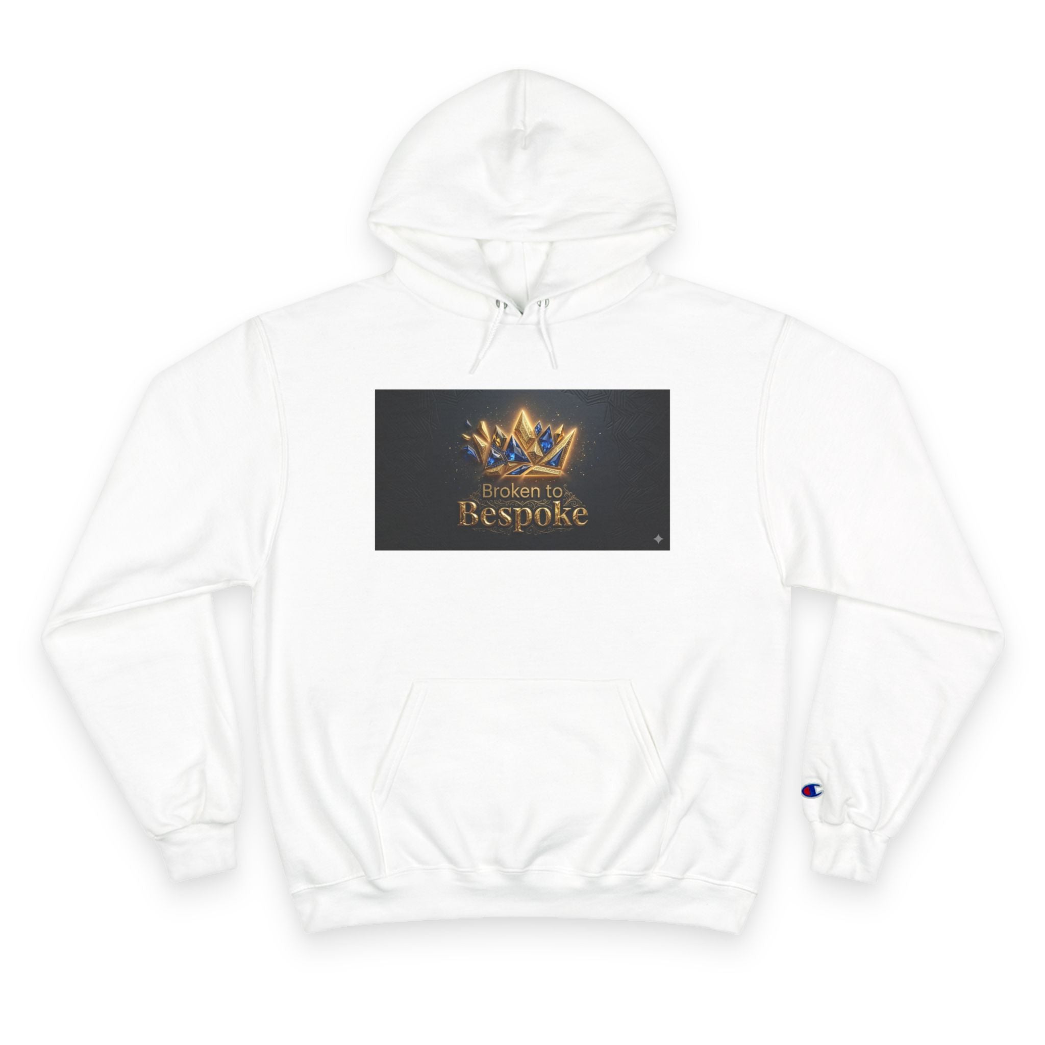 Champion Hoodie — Bespoke Crown Design | “My Ancestors Survived. I Will Heal.” Inspirational Pullover