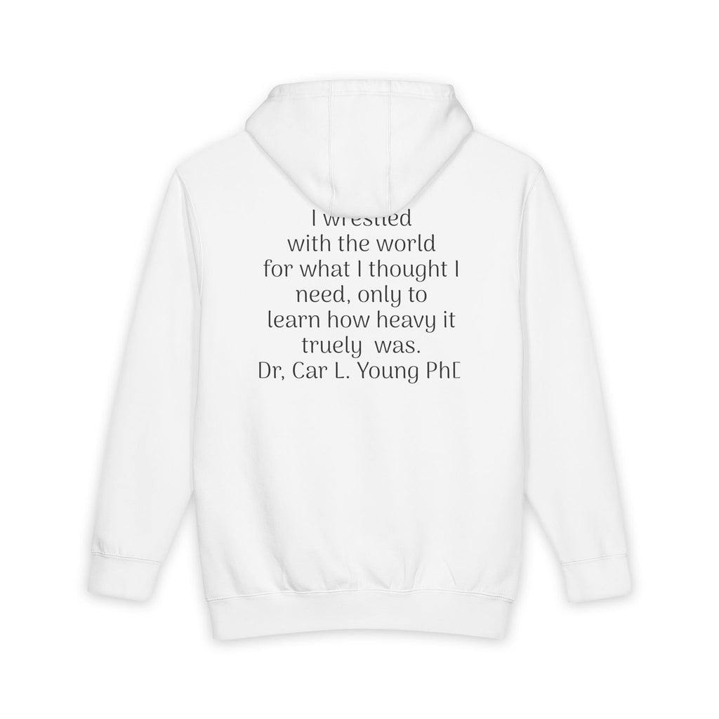 Hoodie — 'Life Changes' Cityscape Quote Pullover