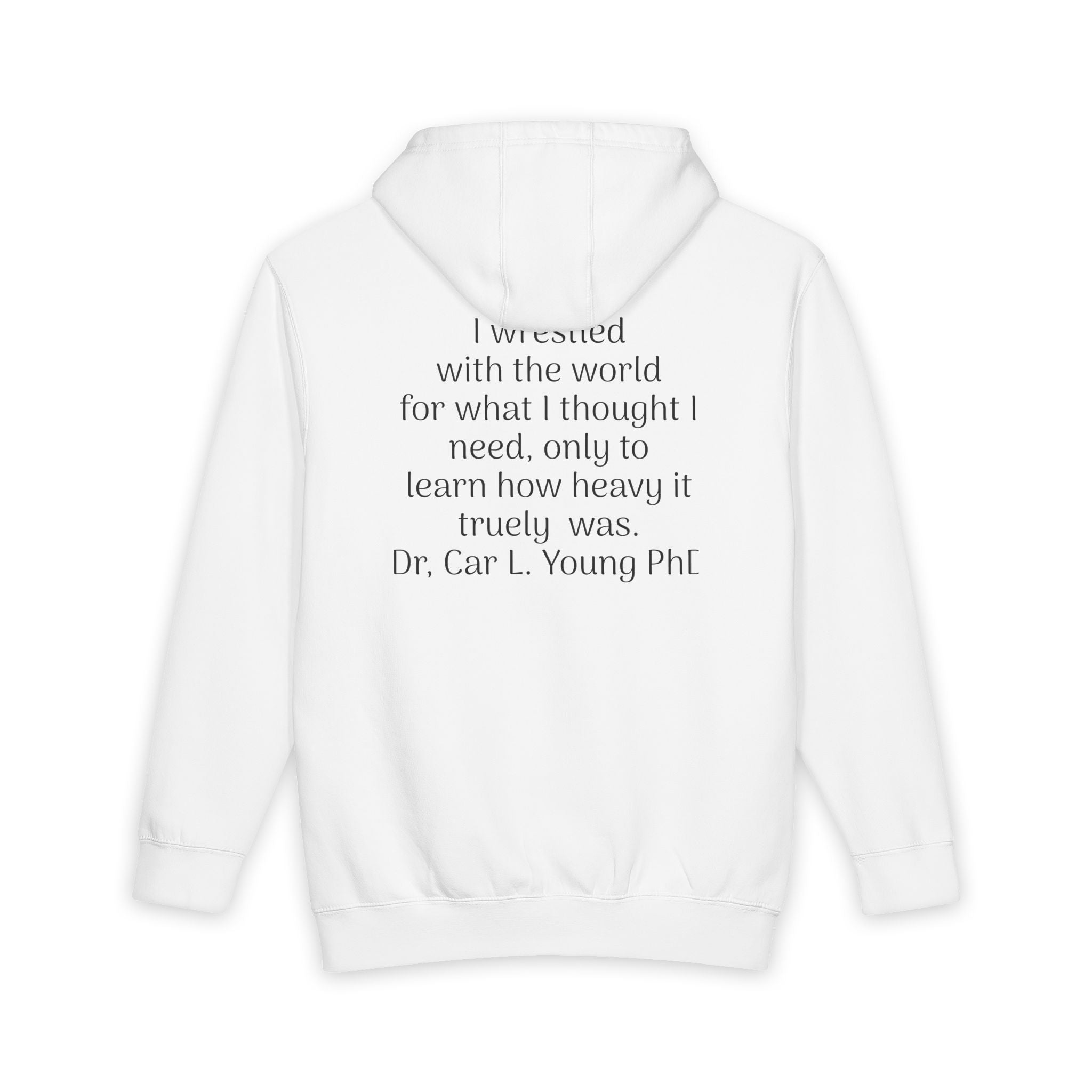 Hoodie — 'Life Changes' Cityscape Quote Pullover