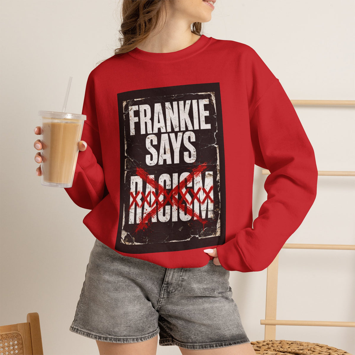 Frankie Says Relaxed Crewneck Sweatshirt