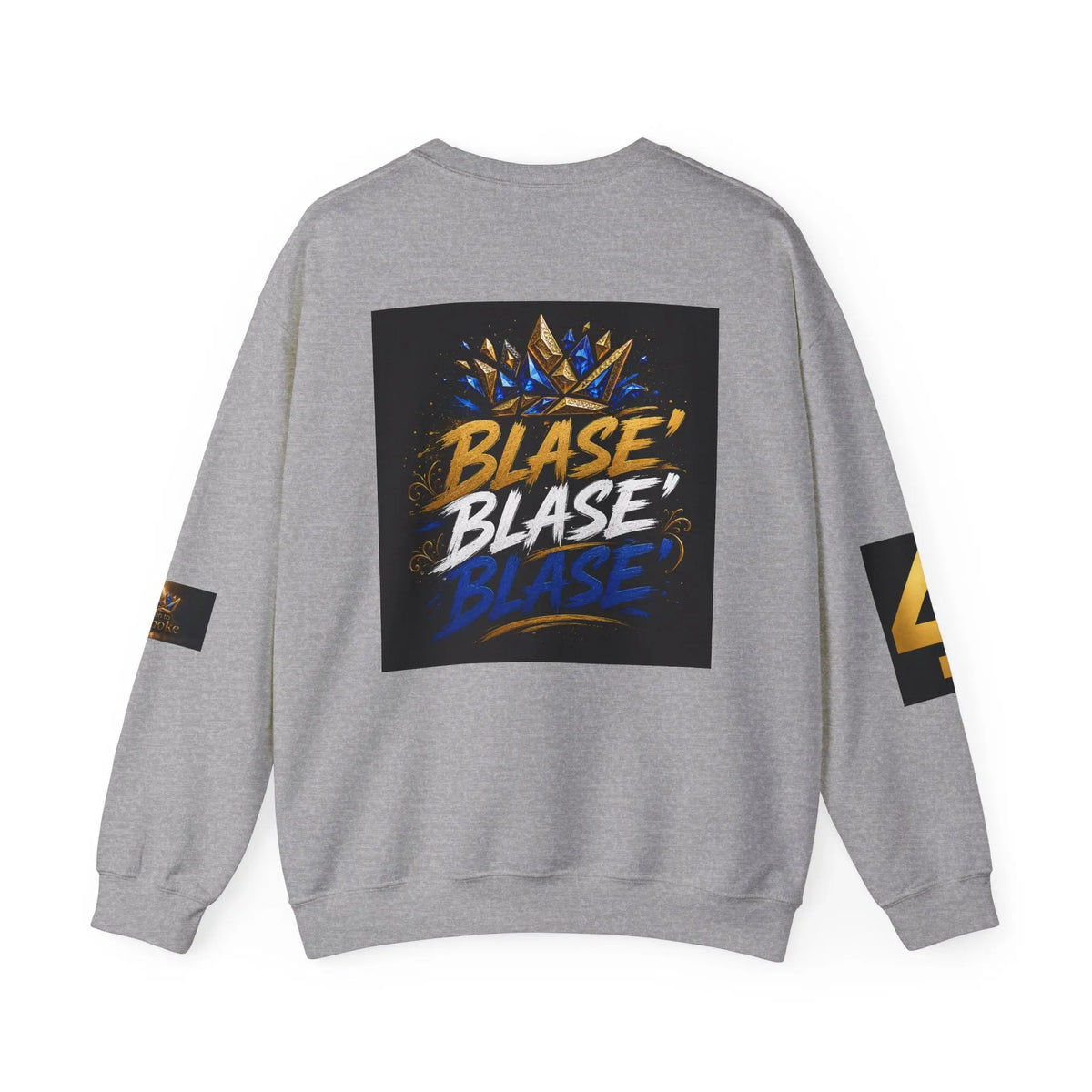 Version 2 Crewneck Sweatshirt — "Don't Give Me Your Swing, I Got Mine" Crown Streetwear Printify
