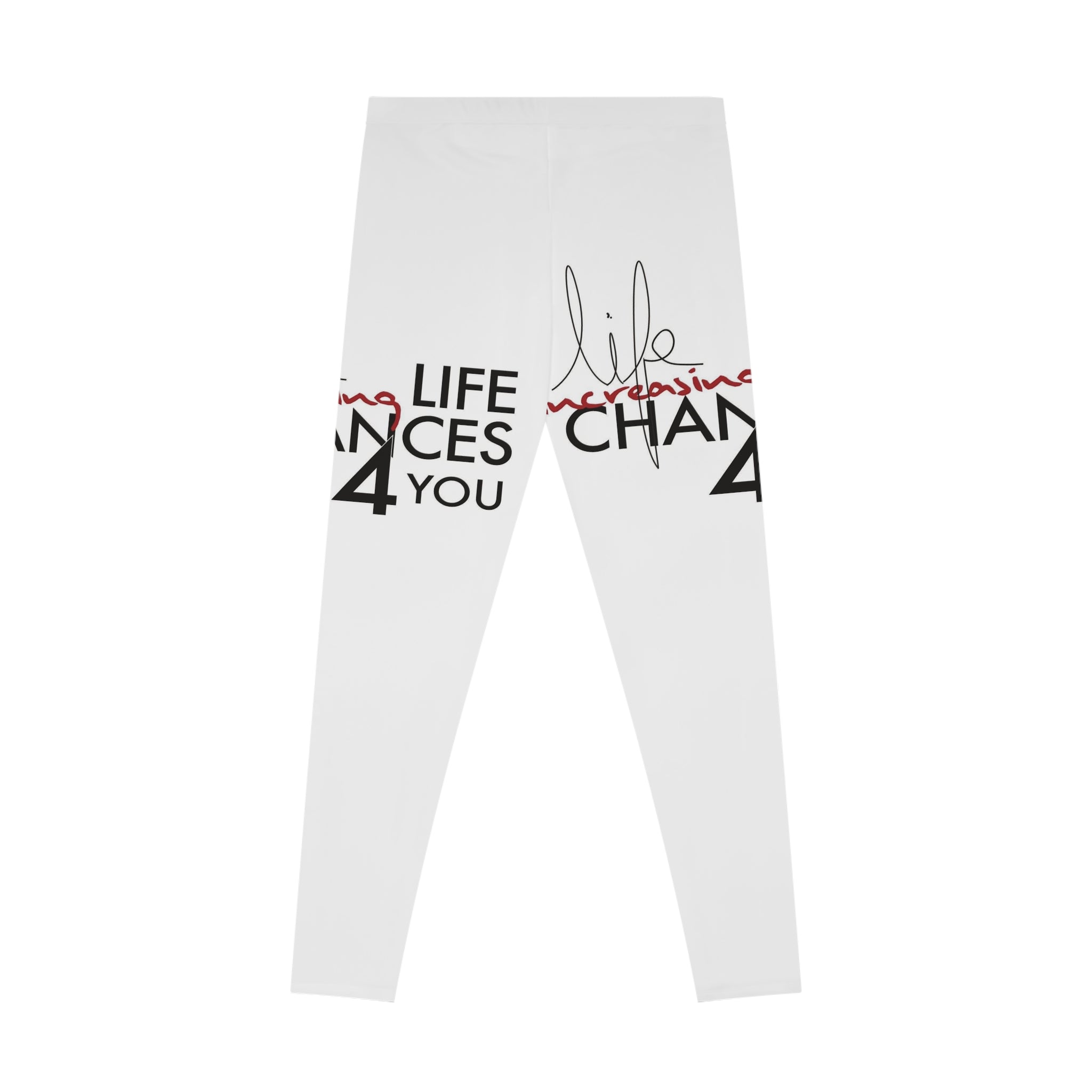 Life Changes Leggings — Motivational Graphic Stretch Leggings
