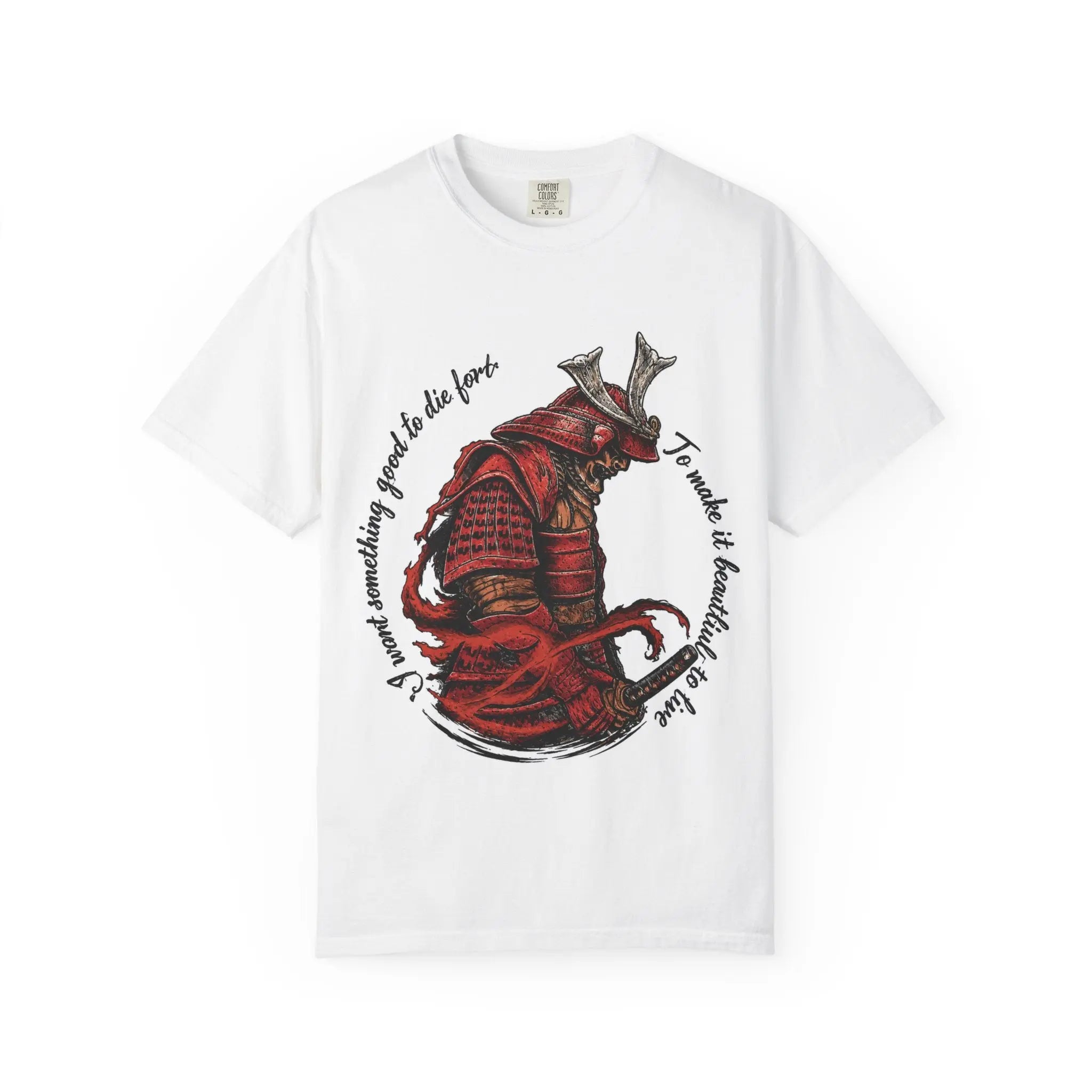 Samurai Armor T-Shirt — 'To Walk Is To Become' Zen Warrior Tee Printify